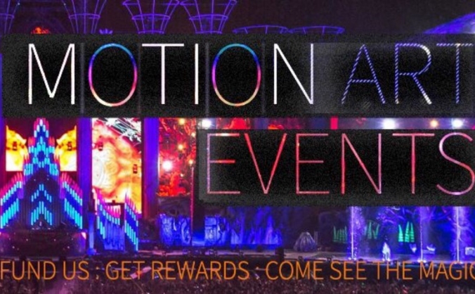Motion Art Events - Projection art funding