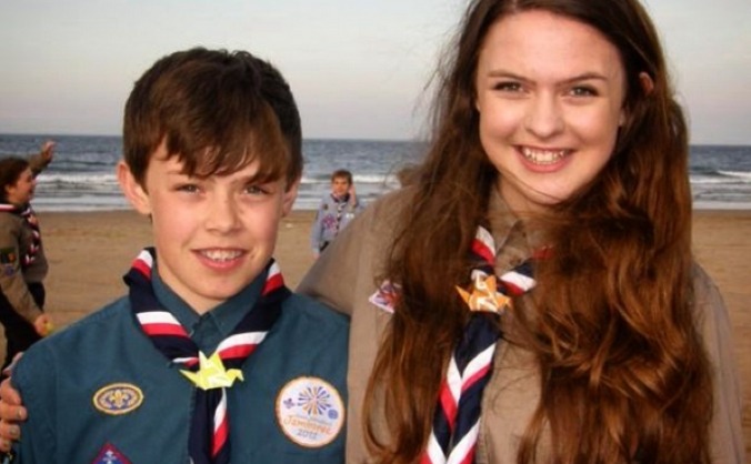 Scouting siblings going to japan for jamboree