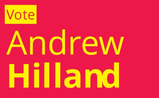 Andrew Hilland for Lanark and Hamilton East