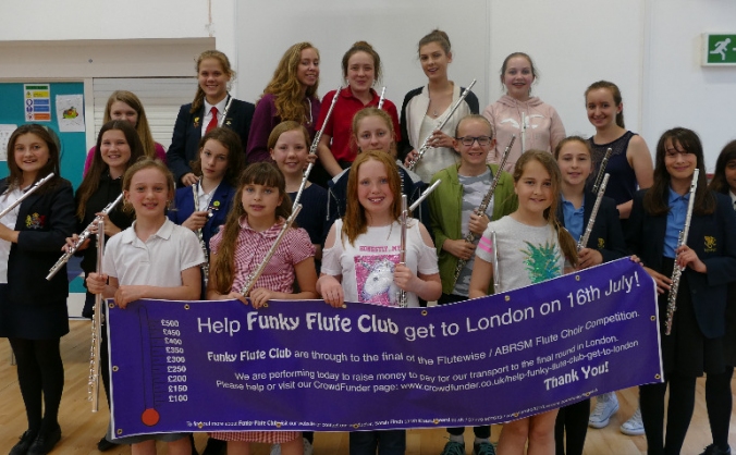 Help Funky Flute Club get to London!