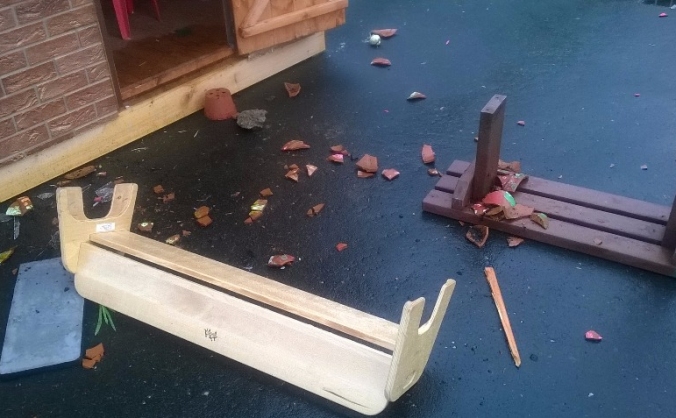 Larkfield Children's Centre Fence for Vandals