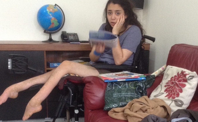 Get an electric wheelchair, get my independence.