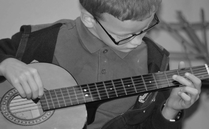 Guitar lessons for my boy