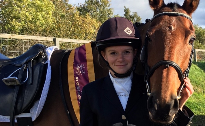 Racehorse turned Dressage Horse/National Finals!