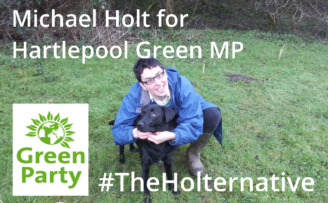 Michael Holt Green Party MP for Hartlepool 2015