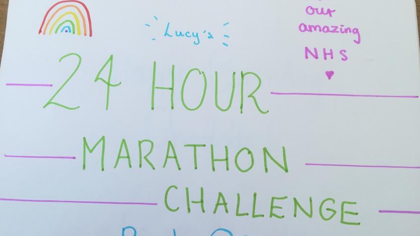Lucy's 24 Hour Marathon Challenge