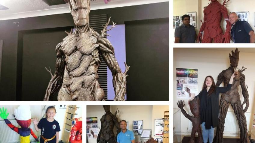 Auctioning our well loved 3D Printed Groot & Son