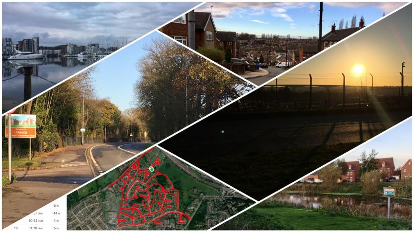 I walked the roads in Ipswich for Suffolk Mind