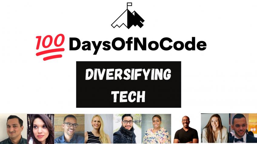 100DaysOfNoCode - Making Tech More Diverse
