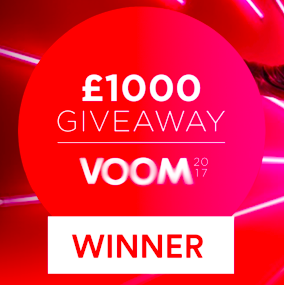 VOOM 2017 £1k Giveaway logo