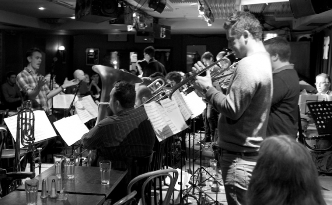 Recording the debut Gareth Lockrane Big Band album