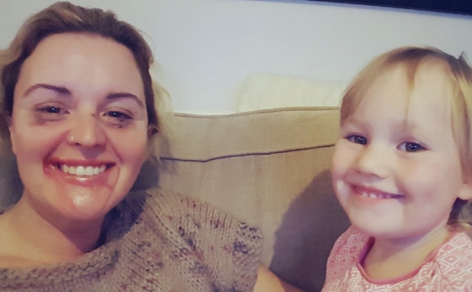 All day toddler make-up for Syrian refugee mothers