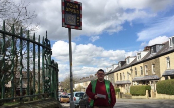 Road Safety in Burnley - Electronic Speeding Signs