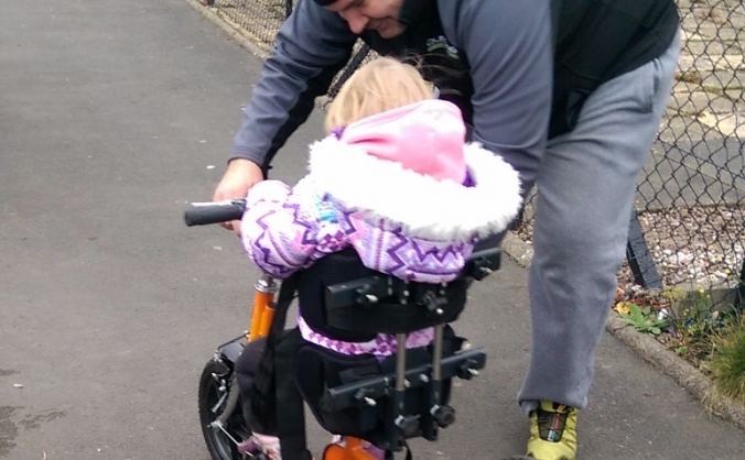 An adapted trike for Charlotte