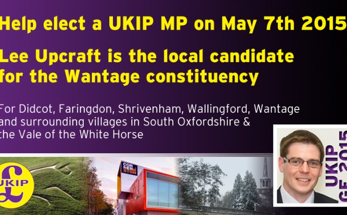 Help elect a UKIP MP in the Didcot & Wantage Areas