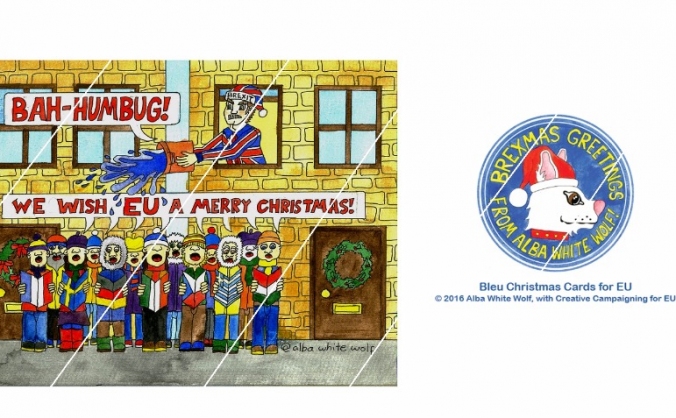 Bleu Christmas Cards