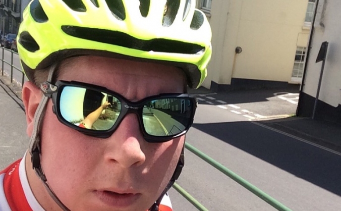 Father and Son Testicular Cancer Awareness Cycle