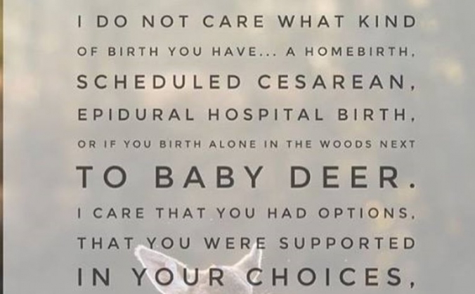 Supporting Birth Supporting Mum!
