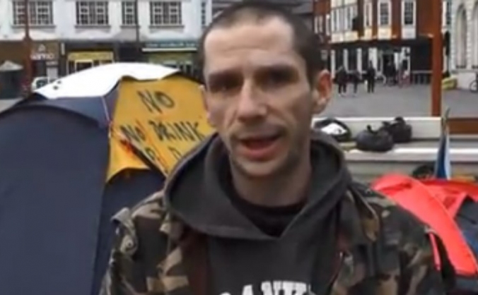 Fined for homeless protest