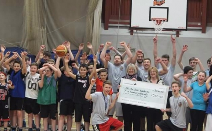 Children's basketball club fundraiser