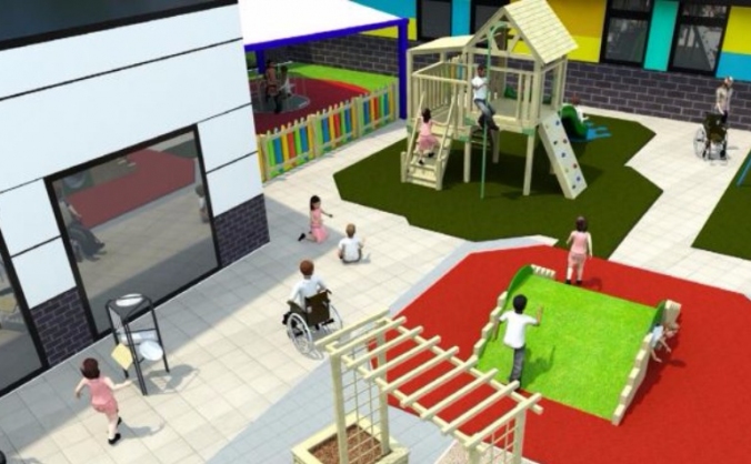 Outdoor Sensory Play Area