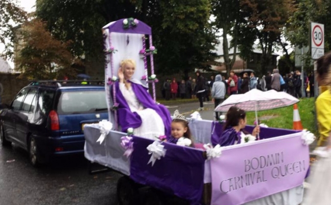 PA equipment for Bodmin Carnival