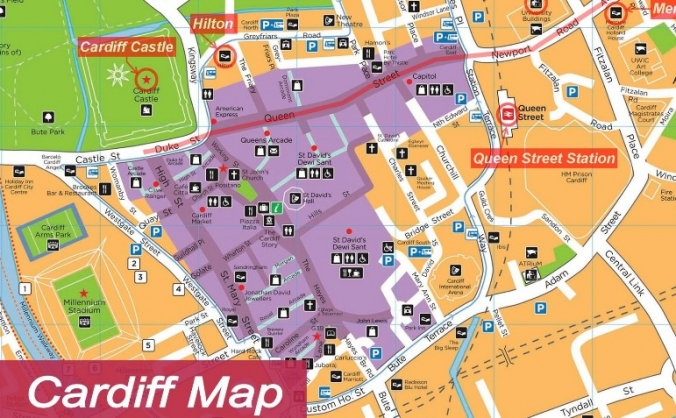 Cardiff Pokémon Go Map