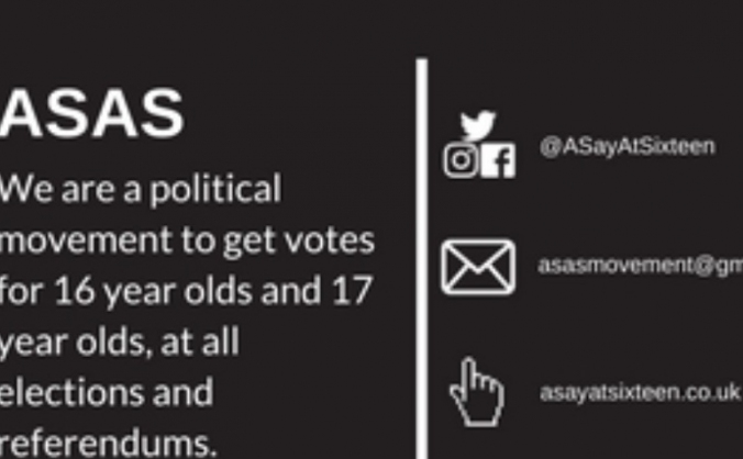 A Say At Sixteen- Getting the right to vote at 16