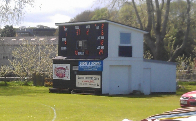 Truro CC Lighting Up the Board