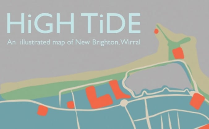 HigH TidE: New Brighton Illustrated Risograph Map