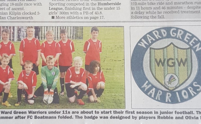 ward green warriors fc 2017