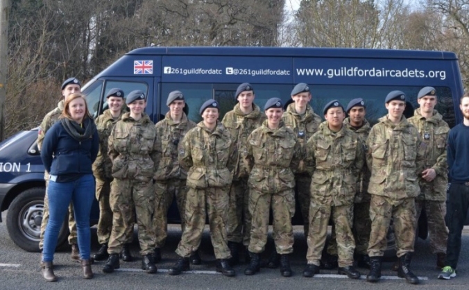 New minibus for Guildford Air Cadets