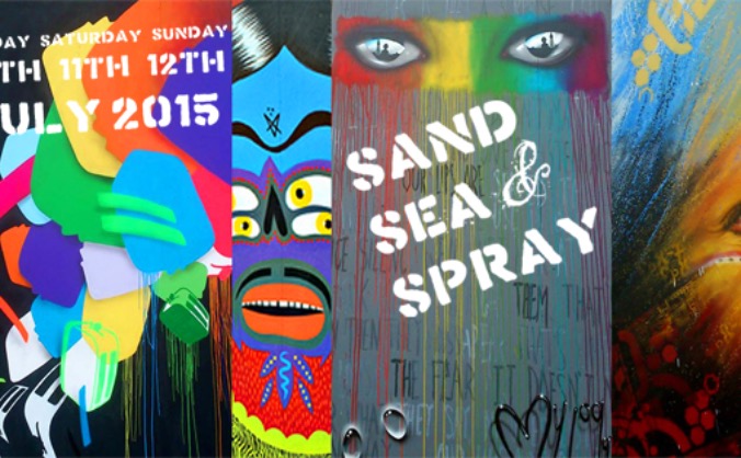 Sand Sea and Spray 2015: Urban Art Festival