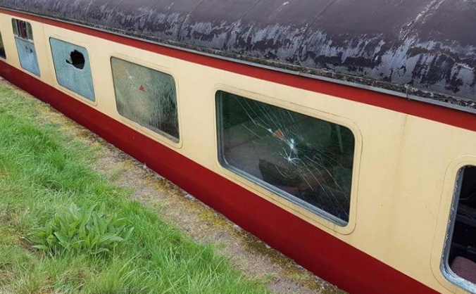 Telford Steam Railway - vandalism repairs