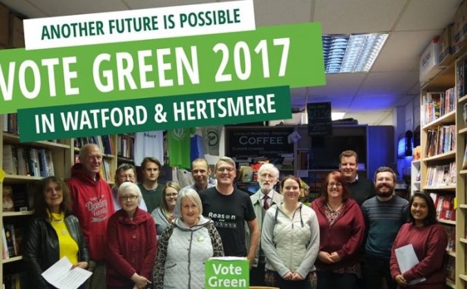 Help Watford Greens stand candidate in Hertsmere