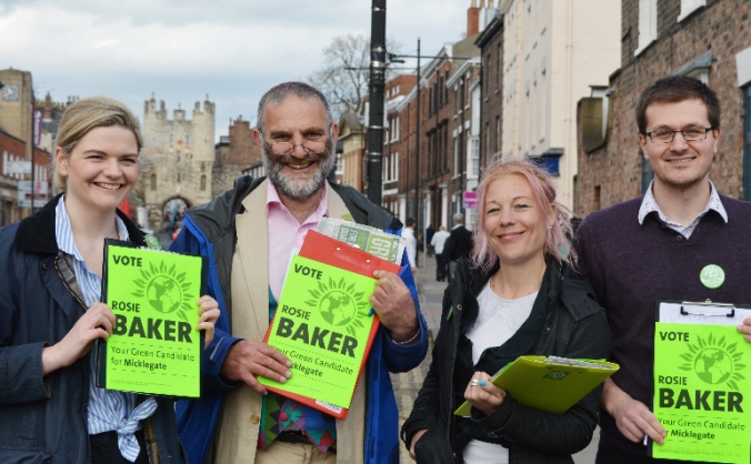 Support Green Party election campaigns in York