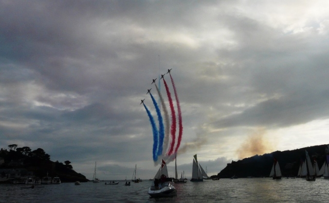 Fowey Red Arrows Display