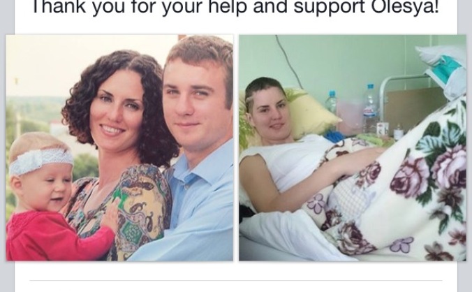 Help Olesya Fight For Her Life