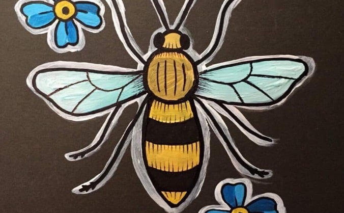 Manchester Attack - Bee print