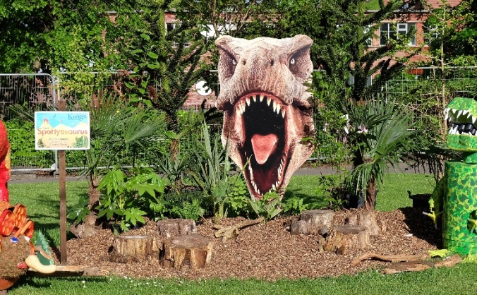 Macclesfield Garden Festival - Dinosaur garden