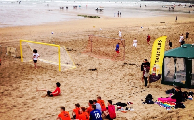 Get ND's Beach Soccer boys to the Nationals!