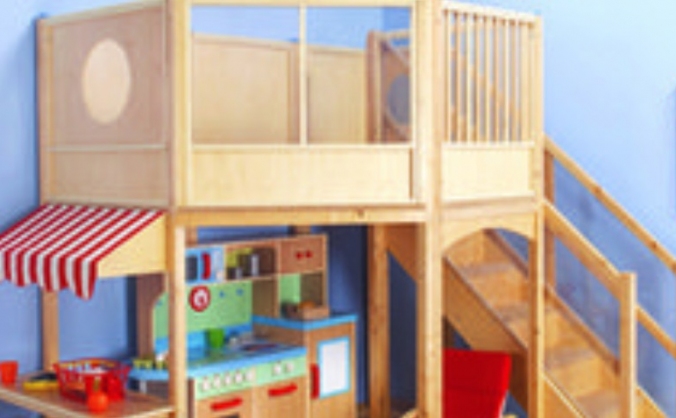 Space lofts at Robert Owen Nursery School