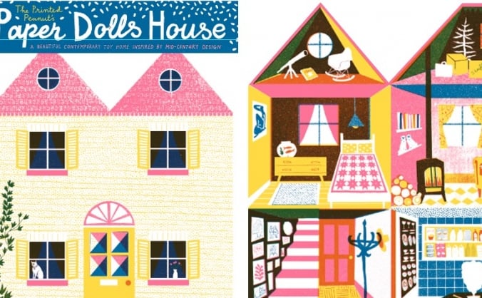 The Printed Peanut's Paper Doll's House
