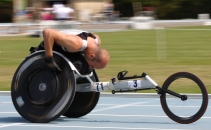 Racing wheelchairs and training