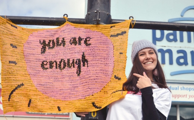 We Are Enough; The Creative Yarn Bomb of Love