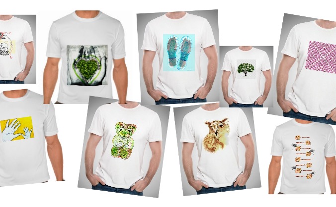Supporting Art by Looking Cool T-shirt for Uni