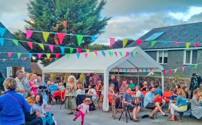Holne village Marquee