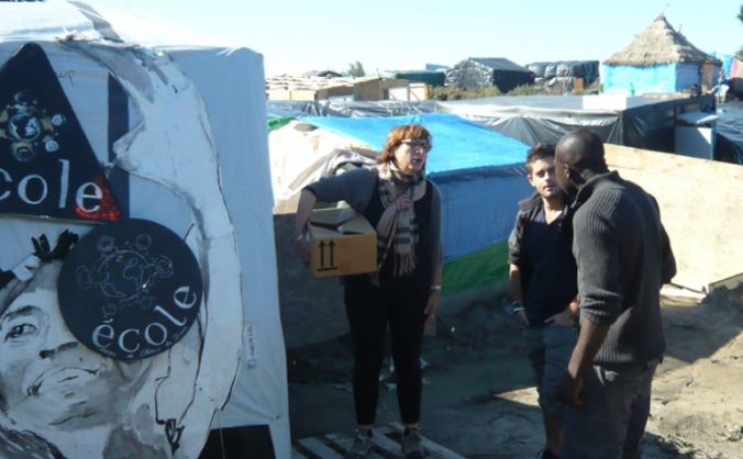 Helping homeless migrants at Calais