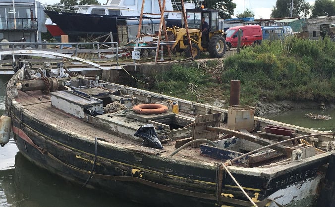 Thistle RR2 - 1887 built boat, two left, rebuild