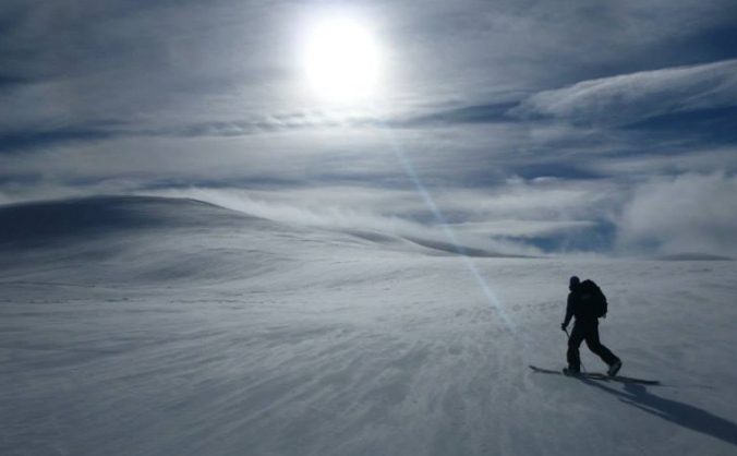 Splitboarding in the Scottish backcountry